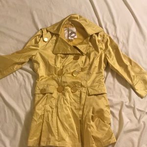 Yellow Mustard Retro Inspired Trenchcoat
